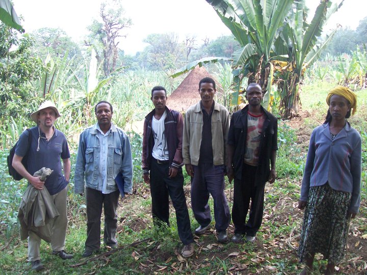 Peter returning from participatory forest assessment in SW Ethiopia Feb 2011