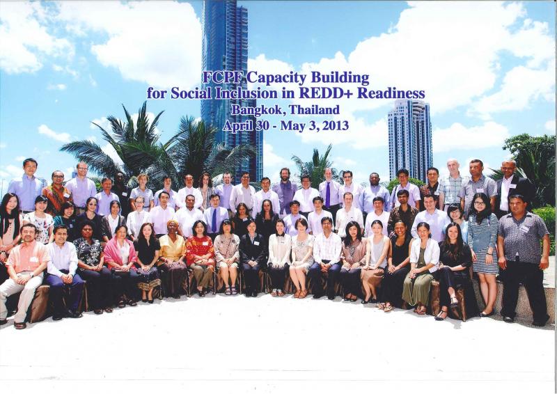 Group photo - FCPF regional training on social inclusion in REDD+ in Bangkok