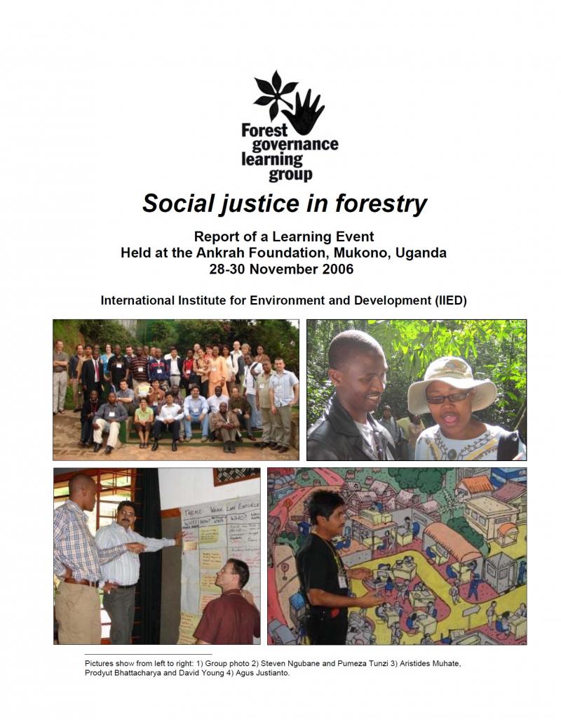 Social Justice in forestry - workshop report